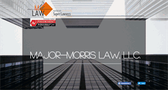 Desktop Screenshot of majormorrislaw.com